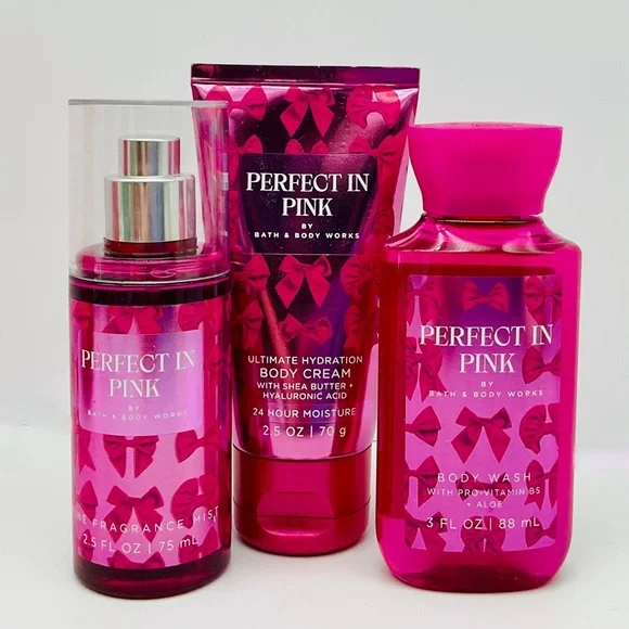 BBW 🎀 Perfect in Pink 🎀 7 piece body care set